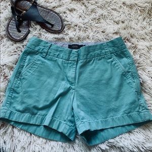 J.Crew Turquoise shorts